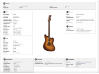 Fender Acoustasonic Standard Jazzmaster HSB Fender Acoustasonic Standard Jazzmaster HSB